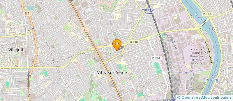 localisation de l'entreprise SOC FORM THERAPEUTIQUE GENERALISTE DU 94 à VITRY-SUR-SEINE