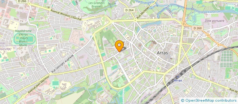 localisation de l'entreprise SOC FORMA à ARRAS