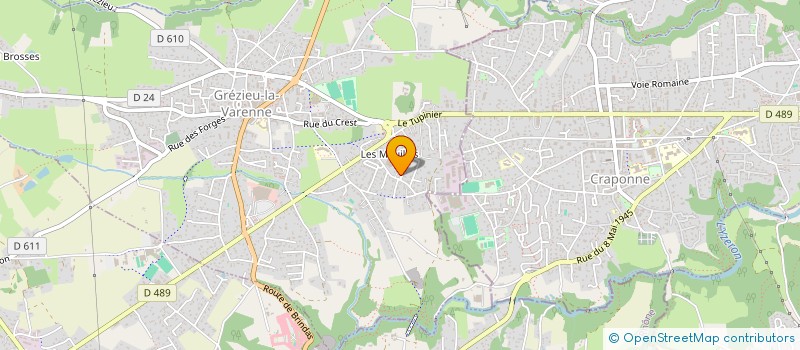 localisation de l'entreprise SOC FORMAT RECHERCHE DEVELOPPEMENT à GREZIEU-LA-VARENNE