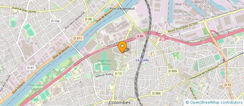 localisation de l'entreprise SOC FORMATION ENSEIGNEMENT POUR ADULTES à COLOMBES