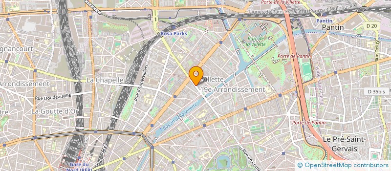 localisation de l'entreprise SOC FORMATION INNOVATION ARTISTIQUE  PARIS