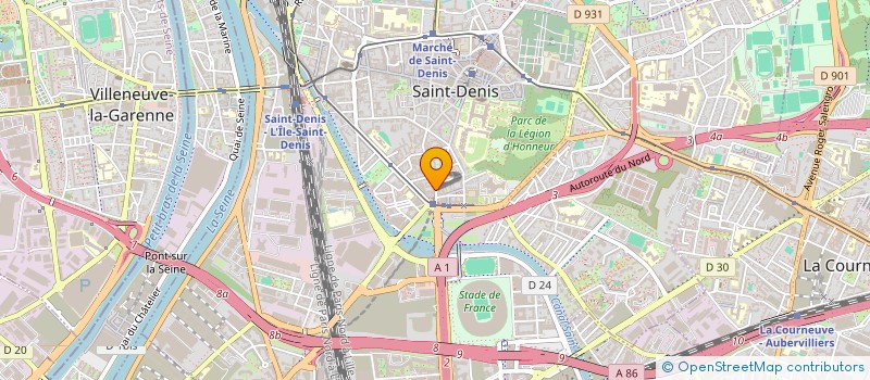 localisation de l'entreprise SOC FORMATION MEDICALE CONTINUE S.F.M.C à SAINT-DENIS