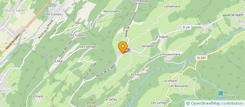 localisation de l'entreprise SOC FORTUNE CONSTRUCTION à VALGELON-LA ROCHETTE