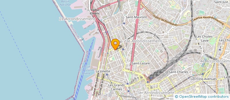 localisation de l'entreprise SOC FOURN INDUS APPLI PRODUIT SYNTHETIQU à MARSEILLE