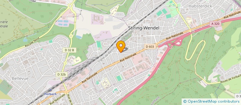 localisation de l'entreprise SOC FOURNITURES INDUSTRIELLES LORRAINE à STIRING-WENDEL