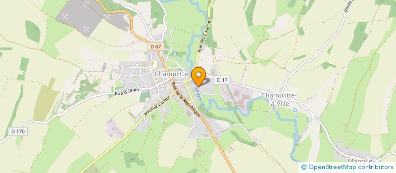 localisation de l'entreprise SOC FOURS FORGES BRULEURS ETNA à CHAMPLITTE