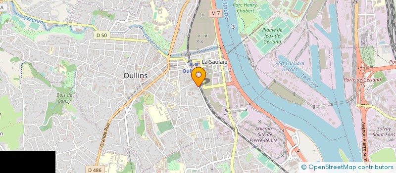 localisation de l'entreprise SOC FR APPLICATION BATIMENT SFAB à OULLINS-PIERRE-BENITE