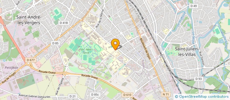 localisation de l'entreprise SOC FR BIOMATERIAUX SYSTEME IMPLANTABLE à TROYES