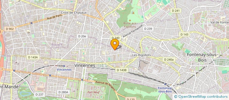 localisation de l'entreprise SOC FR COMMERCE INTERNATIONAL TRANSPORTS  VINCENNES