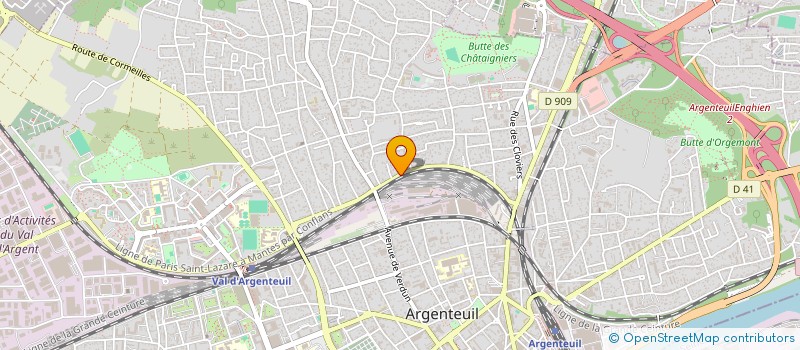 localisation de l'entreprise SOC FR DE TRAITEMENT DES METAUX à ARGENTEUIL