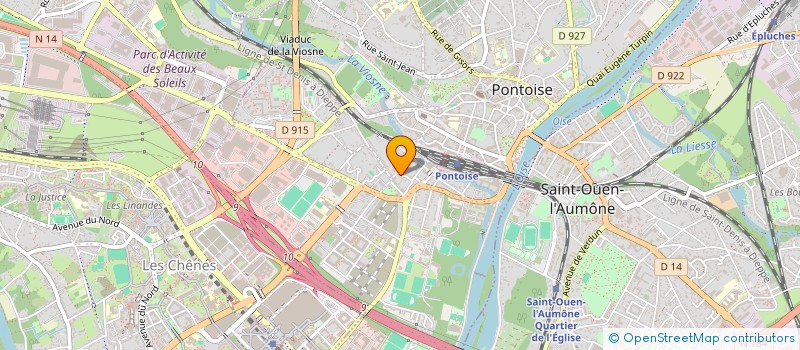 localisation de l'entreprise SOC FR DIFFUSION ACCESSOIRES MICROSILLON à PONTOISE