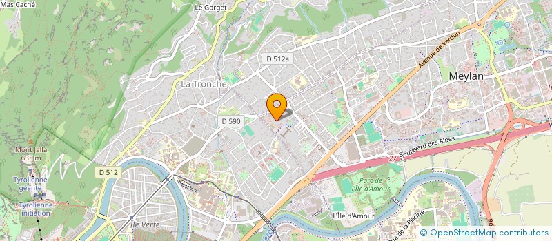 localisation de l'entreprise SOC FR DIFFUSION DE PRODUITS ET TECHNOL  MEYLAN