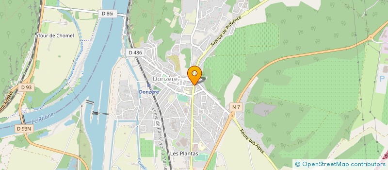 localisation de l'entreprise SOC FR ELEVAGE AMENDEMENT LOMBRICIEN  DONZERE