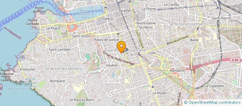 localisation de l'entreprise SOC FR ETUDE CERAMIQUE ANTIQUE EN GAULE à MARSEILLE