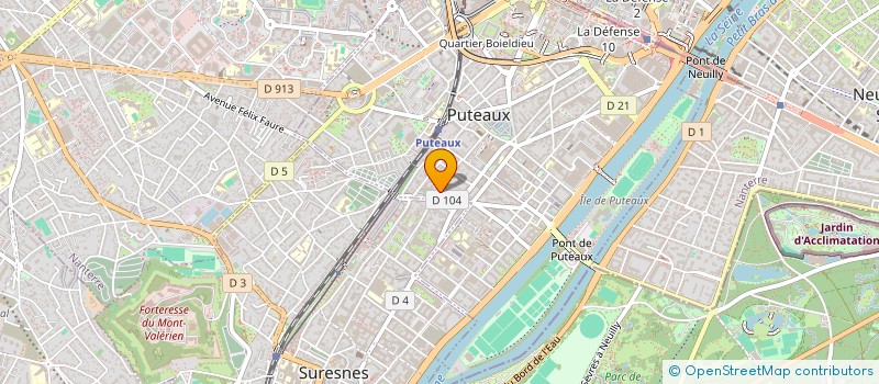 localisation de l'entreprise SOC FR ETUDE ET DE MICRO INFORMATIQUE à PUTEAUX