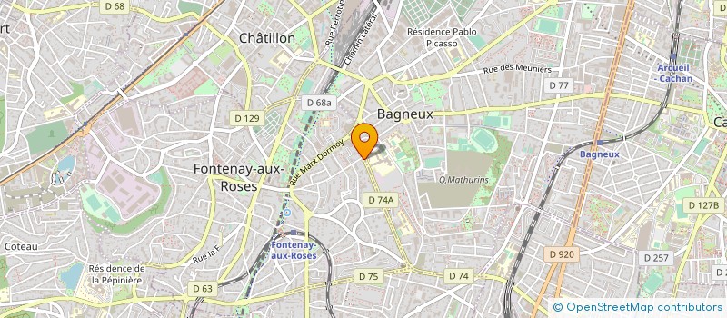 localisation de l'entreprise SOC FR EUR REALISATION OUTILS COUPANTS à FONTENAY-AUX-ROSES