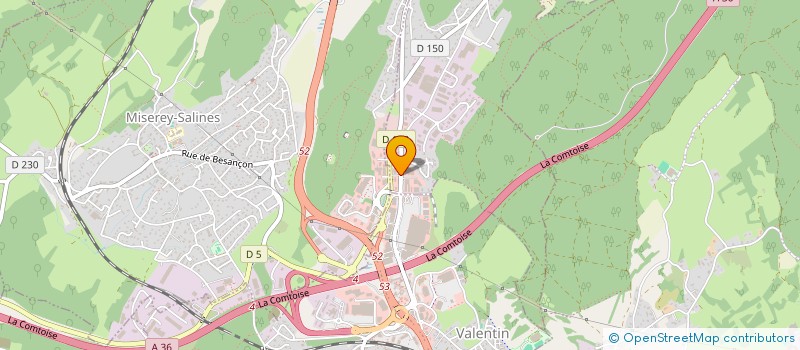 localisation de l'entreprise SOC FR INDUST SERVICES HORLOGERS à CHATILLON-LE-DUC