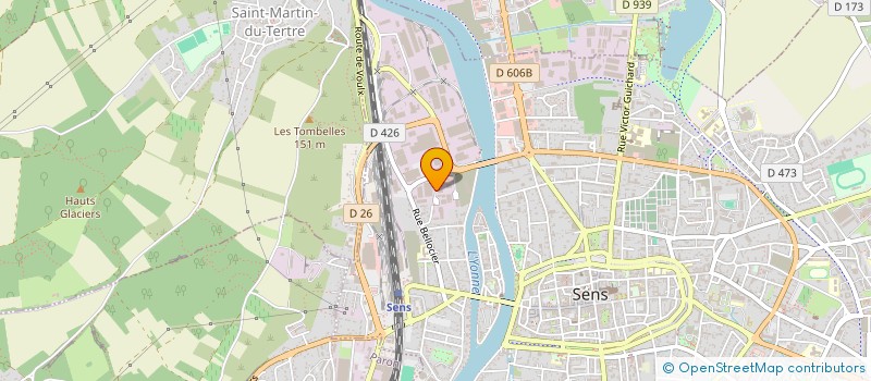localisation de l'entreprise SOC FR INFORMATIQUE APPLICAT MECANOGRAPH à SENS