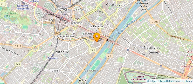 localisation de l'entreprise SOC FR REALIS AUTOMATISMES TECH INFORMAT à PUTEAUX