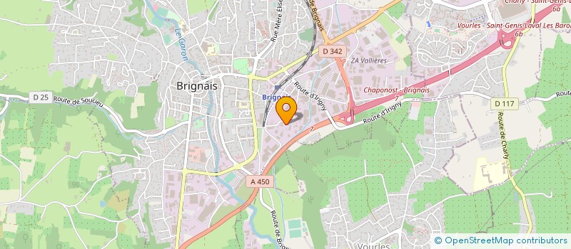localisation de l'entreprise SOC FR RECHER CAPTAGE EAU PAUL CLAUSSE &  BRIGNAIS