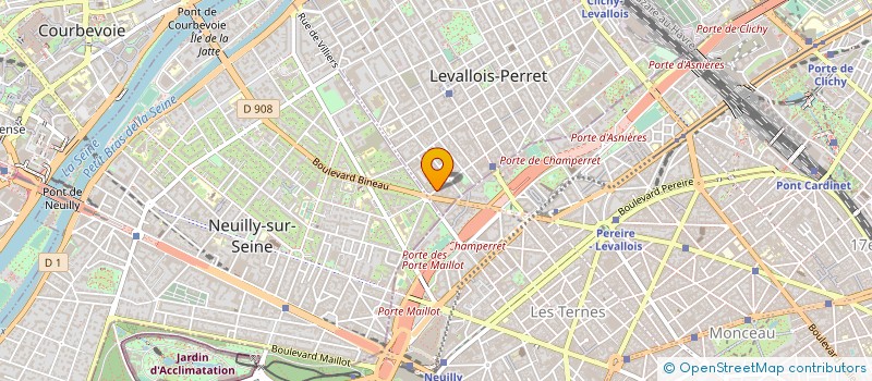 localisation de l'entreprise SOC FRADIX à LEVALLOIS-PERRET