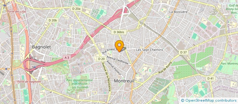 localisation de l'entreprise SOC FRAISSE DEMEY à MONTREUIL