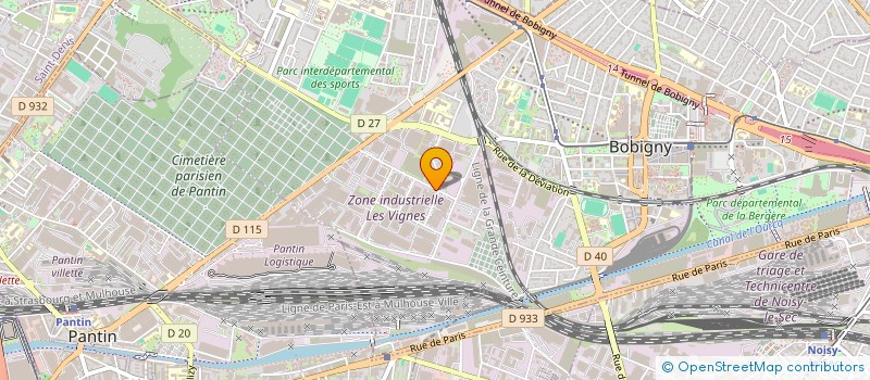 localisation de l'entreprise SOC FRANC DISTRIB PRODUITS ELECTRONIQUES  BOBIGNY