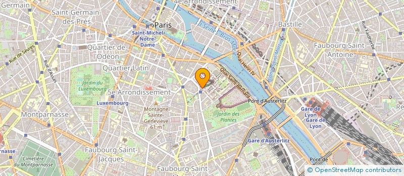 localisation de l'entreprise SOC FRANC MINERAL CRISTALLOGRA  PARIS