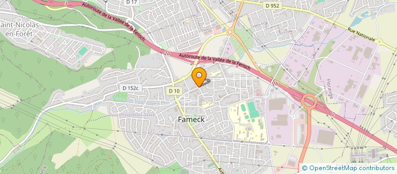 localisation de l'entreprise SOC FRANC PEINTURE INDUSTRIEL BATIMENT  SEREMANGE-ERZANGE