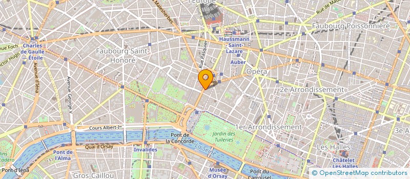 localisation de l'entreprise SOC FRANC PETROLES SILVA PLANA  PARIS