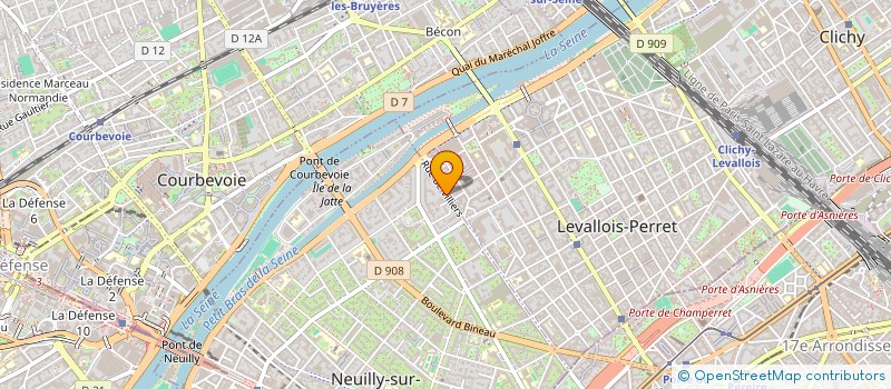localisation de l'entreprise SOC FRANC SCIENCES DE L'INFO ET COMMUNIC à NEUILLY-SUR-SEINE
