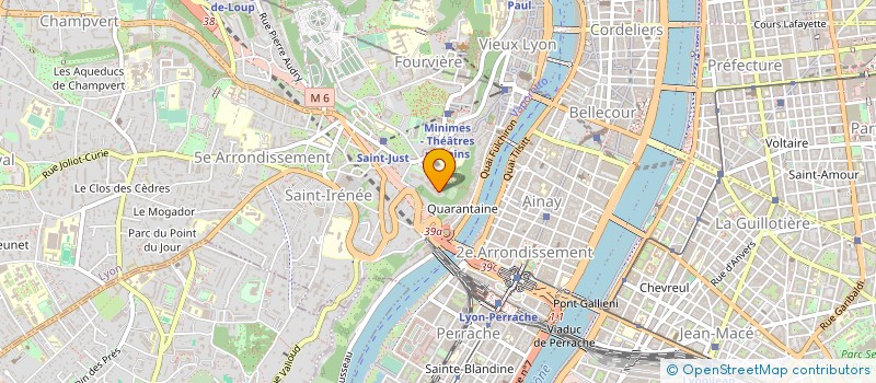 localisation de l'entreprise SOC FRANC THERAP FAMILI PSYCHANA à LYON