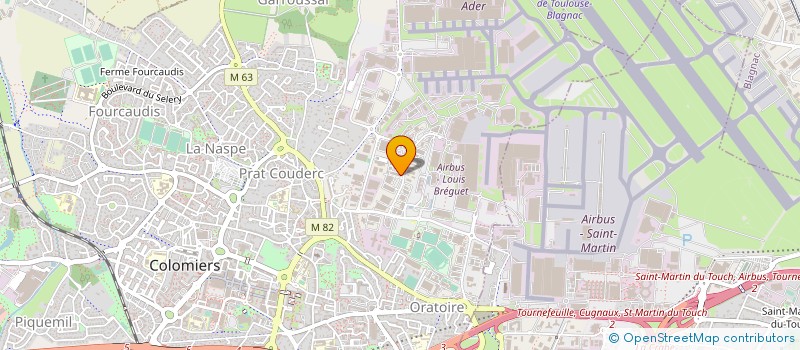 localisation de l'entreprise SOC FRANCAISE ASSIST APPLICAT TECHNIQUE à COLOMIERS