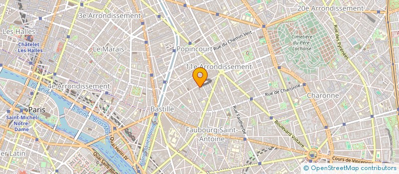 localisation de l'entreprise SOC FRANCAISE D ENDOCRINOLOGIE à PARIS