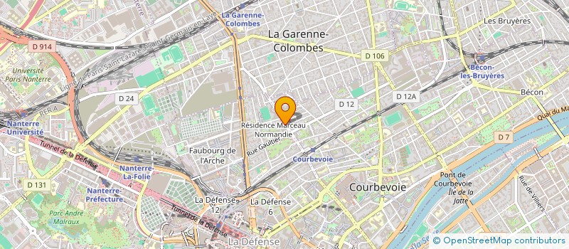 localisation de l'entreprise SOC FRANCAISE D EQUIPEMENT GENERAL à COURBEVOIE