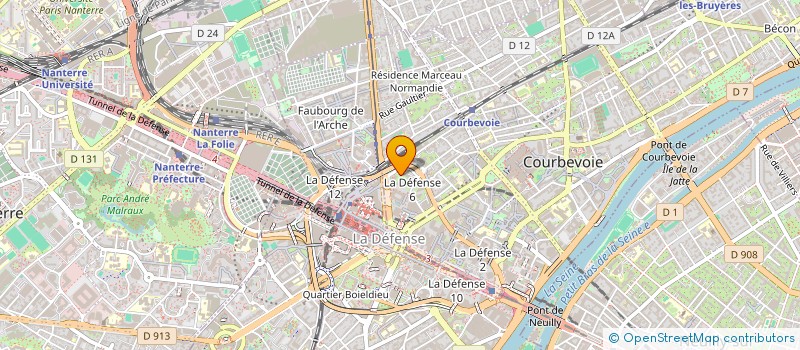 localisation de l'entreprise SOC FRANCAISE D IMPORT EXPORT à COURBEVOIE