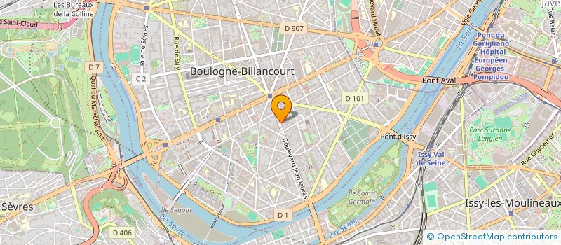 localisation de l'entreprise SOC FRANCAISE DE RANGEMENTS à BOULOGNE-BILLANCOURT