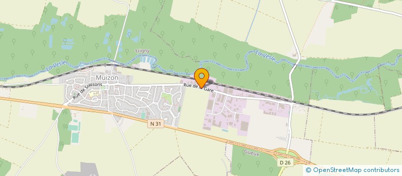 localisation de l'entreprise SOC FRANCAISE DE RECOUVREMENT PVC  MUIZON