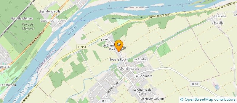 localisation de l'entreprise SOC FRANCAISE DE VENTES DE MATERIELS  MONTLIVAULT