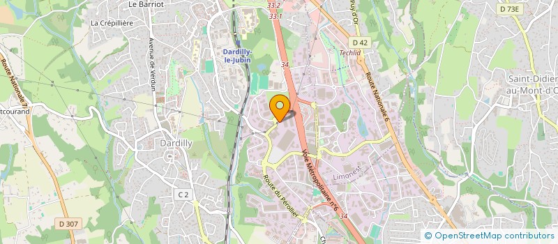localisation de l'entreprise SOC FRANCAISE DETECTION ELECTROMAGNETIQU à DARDILLY
