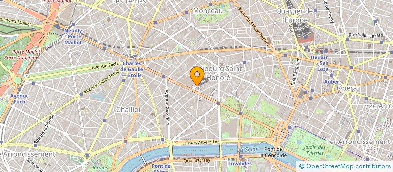 localisation de l'entreprise SOC FRANCAISE INDUST COMM LUXE à PARIS