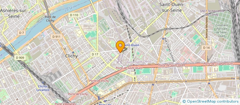 localisation de l'entreprise SOC FRANCAISE NEGOCE ET DISTRIBUTION à CLICHY