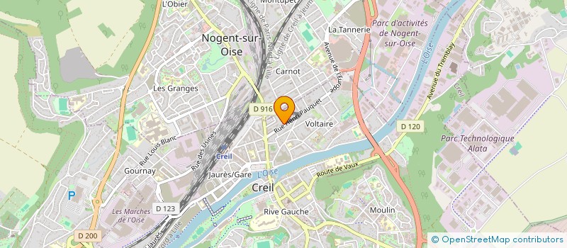 localisation de l'entreprise SOC FRANCAISE NEGOCE INTERNATIONAL à CREIL