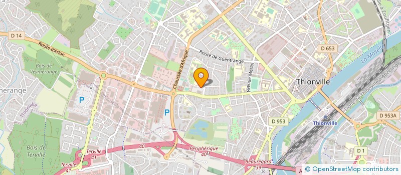 localisation de l'entreprise SOC FRANCAISE PRESTATION INTERIM à THIONVILLE