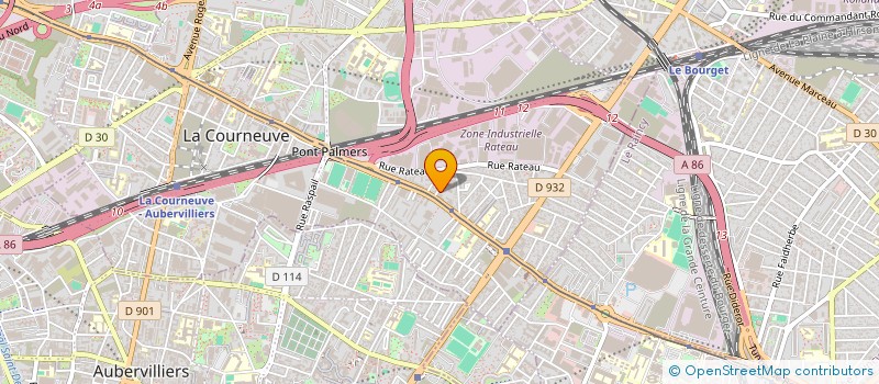 localisation de l'entreprise SOC FRANCAISE RECONDITIONNEMENT S.F.R. à LA COURNEUVE
