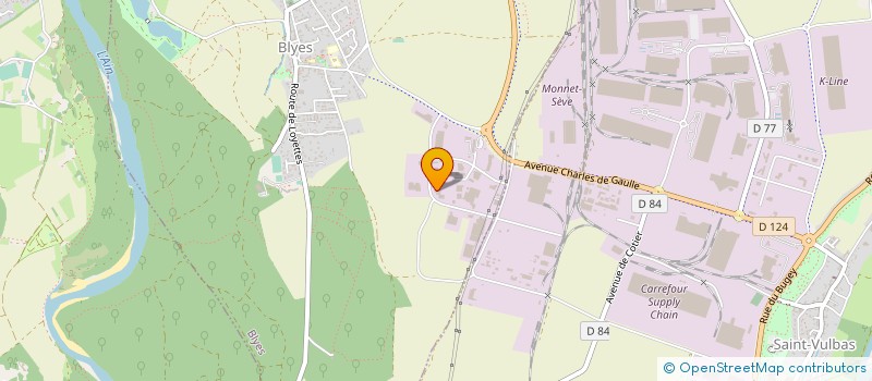 localisation de l'entreprise SOC FRANCAISE TISSAGE SOIE ET RAYONNE à BLYES