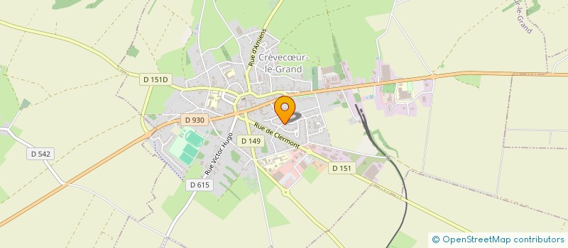 localisation de l'entreprise SOC FRANCAISE TRANSAC INTER à CREVECŒUR-LE-GRAND