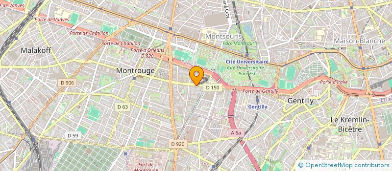 localisation de l'entreprise SOC FRANCE PUBLICATIONS à MONTROUGE