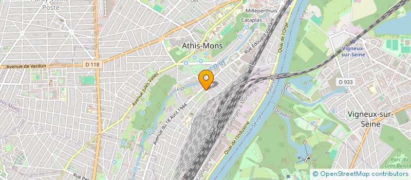 localisation de l'entreprise SOC FRANCILIENNE BATIMENT ET RENOVATION à ATHIS-MONS