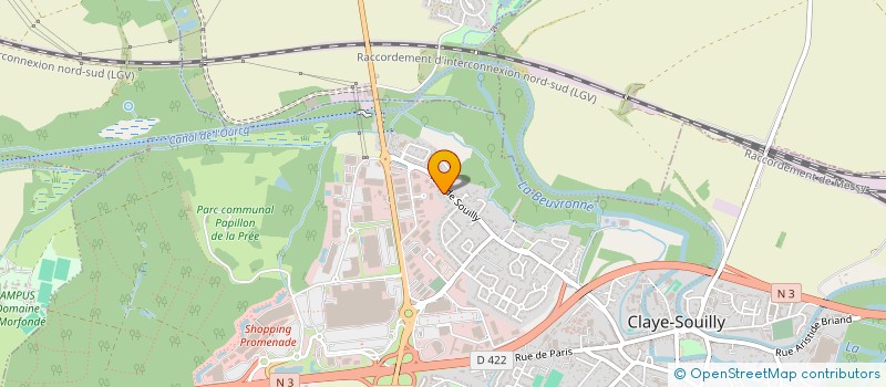 localisation de l'entreprise SOC FRANCILIENNE TRANSPORT MARCHANDISES  CHARMENTRAY